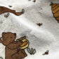 Sam the bear minky blanket