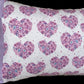 Purple Hearts Cotton Pillowcase