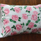 Rose garden minky pillowcase