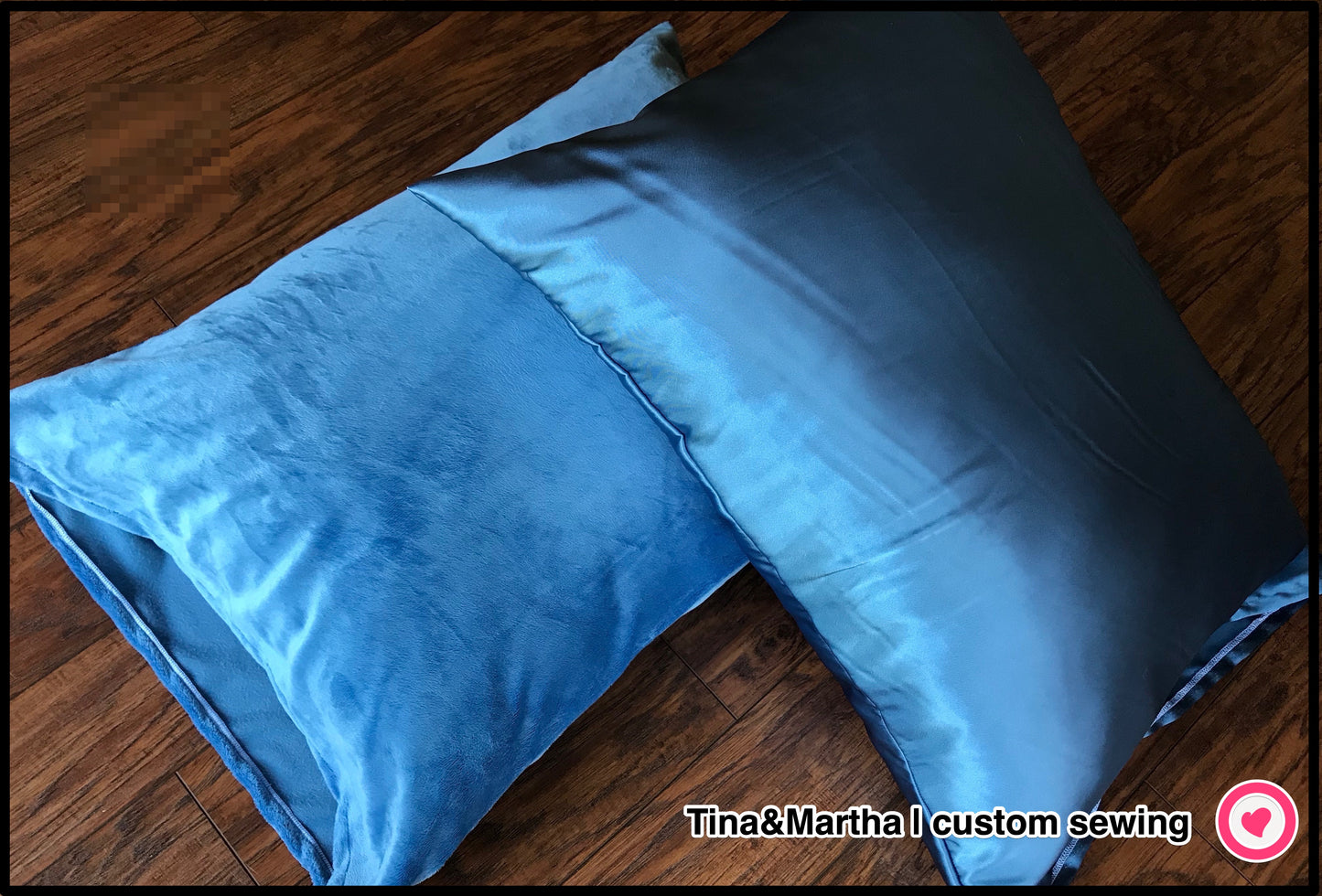 Bluebell minky pillowcase