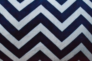 Chevron Print Minky Pillowcase