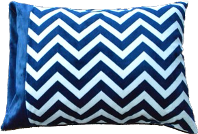 Chevron Print Minky Pillowcase